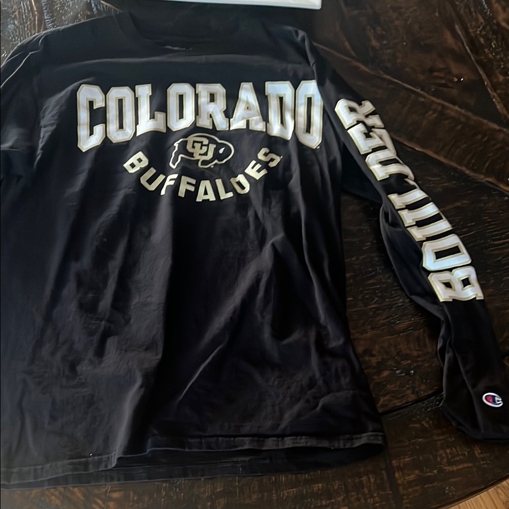 Champion Black Colorado Buffaloes Long Sleeve Shirt